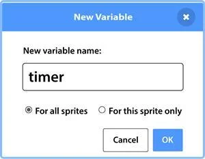 Créer une variable Timer