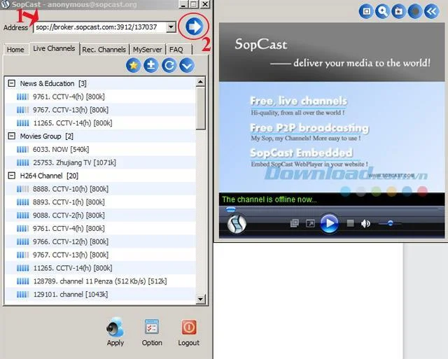 Link Sopcast guarda il calcio in diretta
