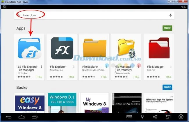 Come ottenere foto e dati da BlueStacks a un computer