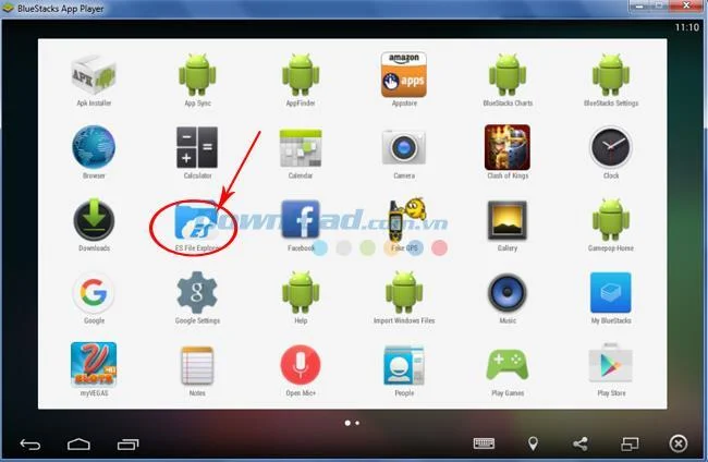 Come ottenere foto e dati da BlueStacks a un computer