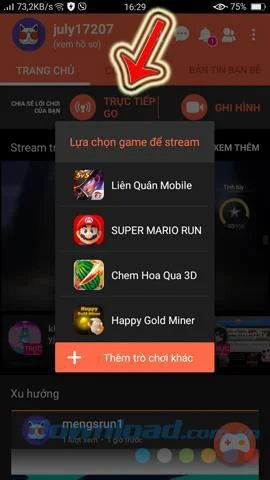 Come utilizzare Omlet Arcade per lo streaming di giochi su Android su Facebook
