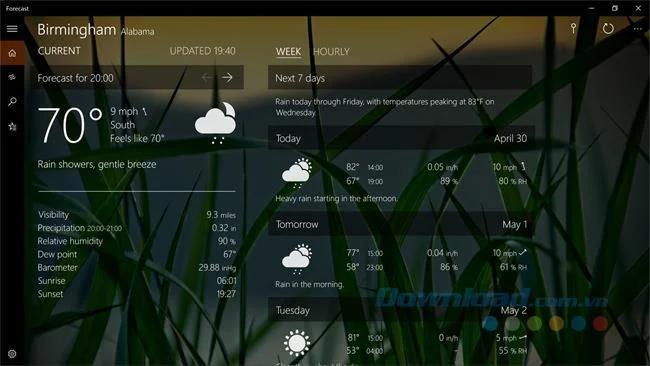 Le 5 migliori app meteo per Windows 10