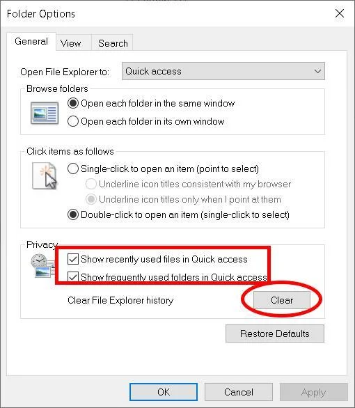 Modi per cancellare la cronologia del comando Esegui di Windows Vista / 7 / 8.8.1 / 10