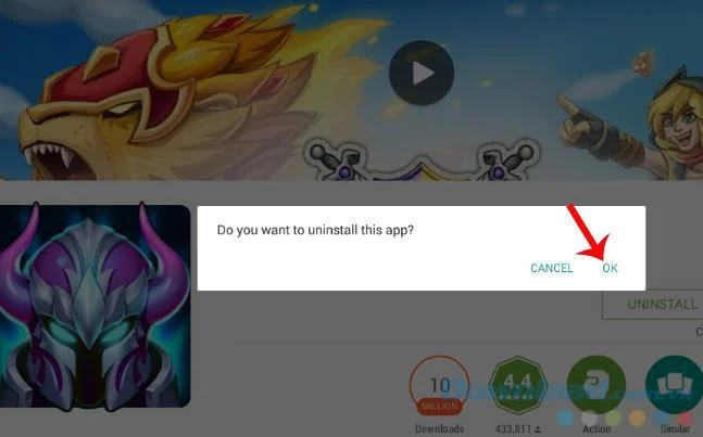 Due modi per eliminare le app su BlueStacks