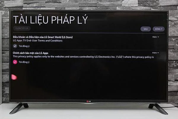 Istruzioni su come creare un account personale su smart TV LG