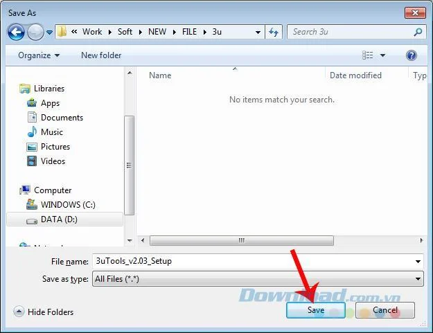 Installa 3uTools sul computer