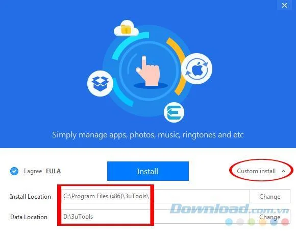 Installa 3uTools sul computer