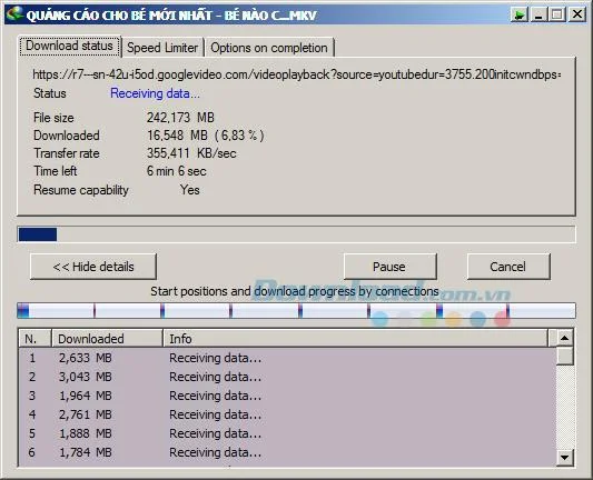Istruzioni per il download di video Youtube con IDM (Internet Download Manager)