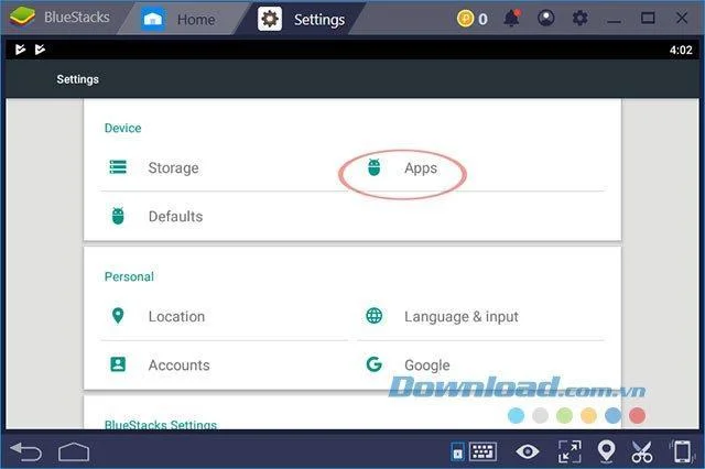 Come disinstallare le applicazioni, disinstallare le app su BlueStacks
