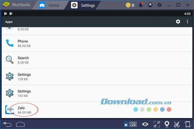 Come disinstallare le applicazioni, disinstallare le app su BlueStacks