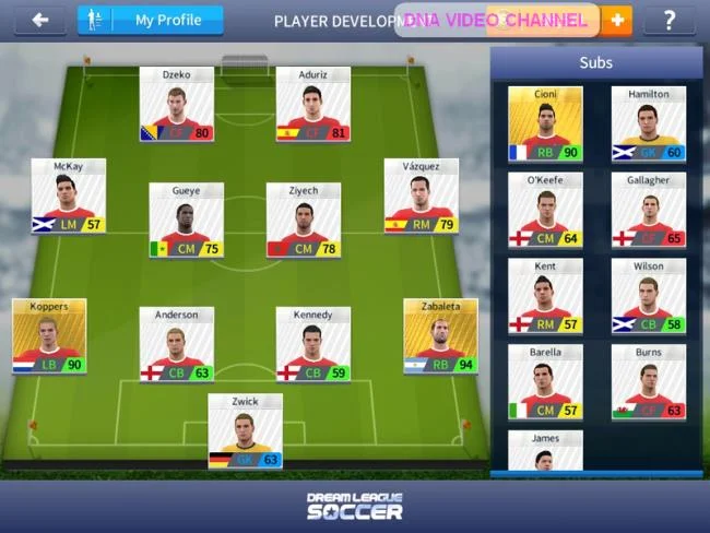 Guida Dream League Soccer 2017 sviluppo giocatori