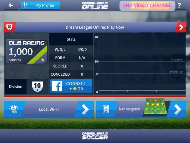 Guida Dream League Soccer 2017 local wifi