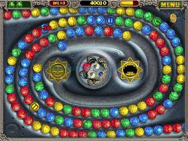 Istruzioni per giocare al classico sparatutto in marmo Zuma Deluxe