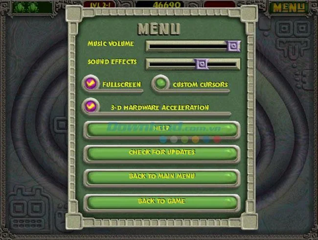 Istruzioni per giocare al classico sparatutto in marmo Zuma Deluxe
