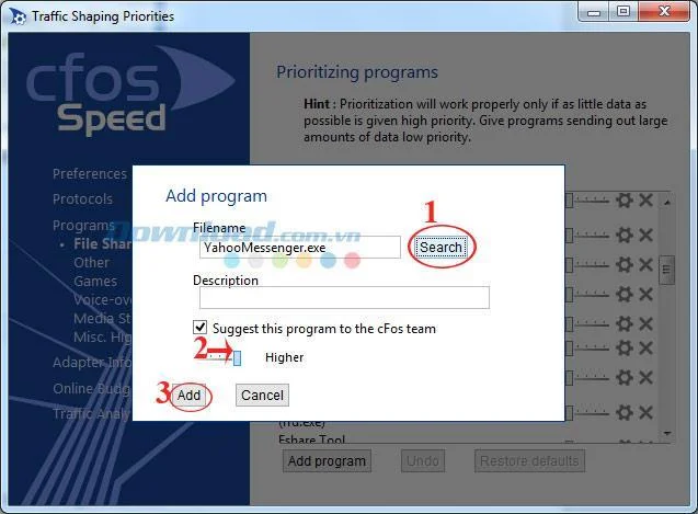 CFosSpeed ​​manuale per velocizzare la connessione a Internet