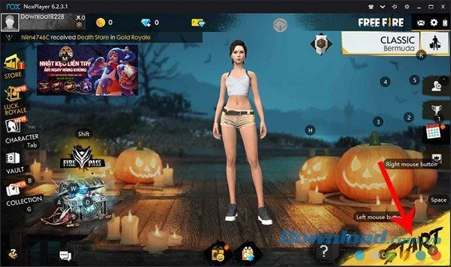 Installa la tastiera per giocare a Garena Free Fire sul computer