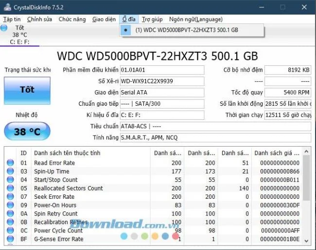 Manuale CrystalDiskInfo per controllare il disco rigido del computer, laptop