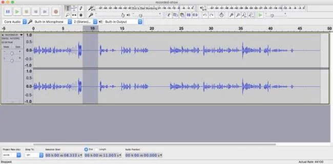 Istruzioni per l'Editing Audio con Audacity per principianti