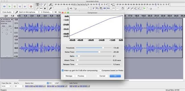 Istruzioni per l'Editing Audio con Audacity per principianti
