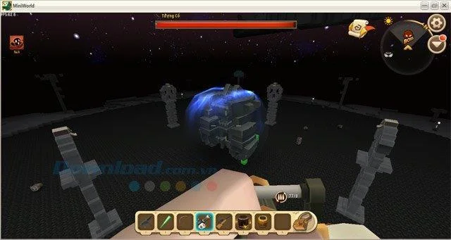 Mini World: Block Art - Come evocare e distruggere Boss Ancient Statue