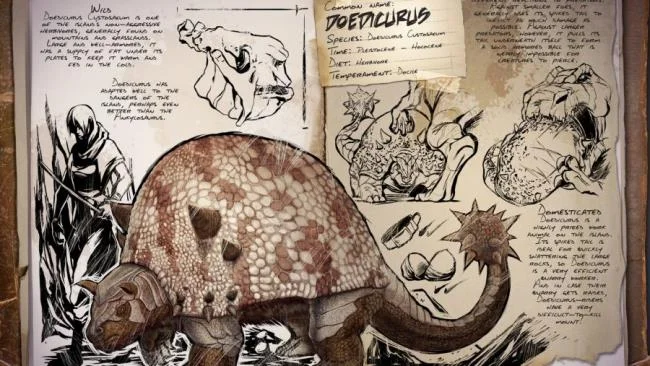 dinosauri di arca doedicarus
