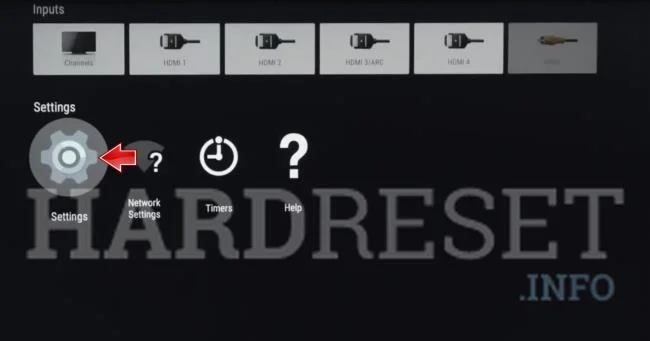 TCL 55EP660 Select settings