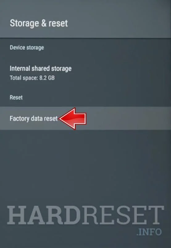 TCL 55EP660 Factory data reset