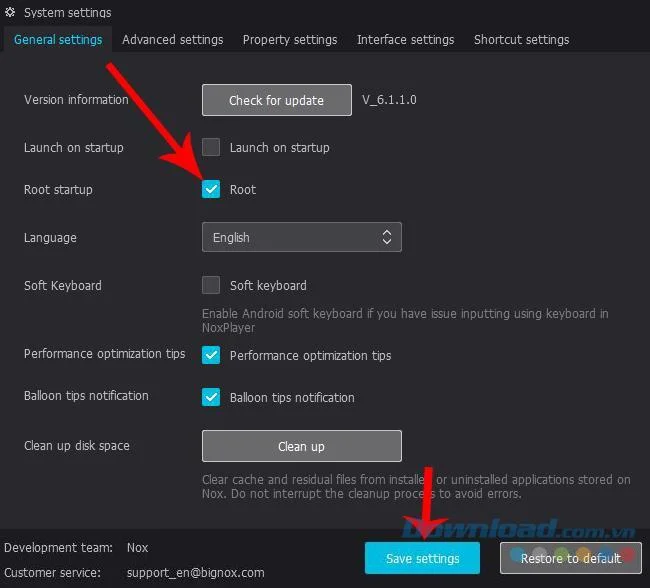 Copia i dati dal computer su Nox App Player