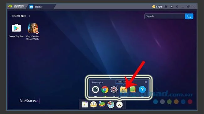 Come caricare foto e dati da un computer su BlueStacks