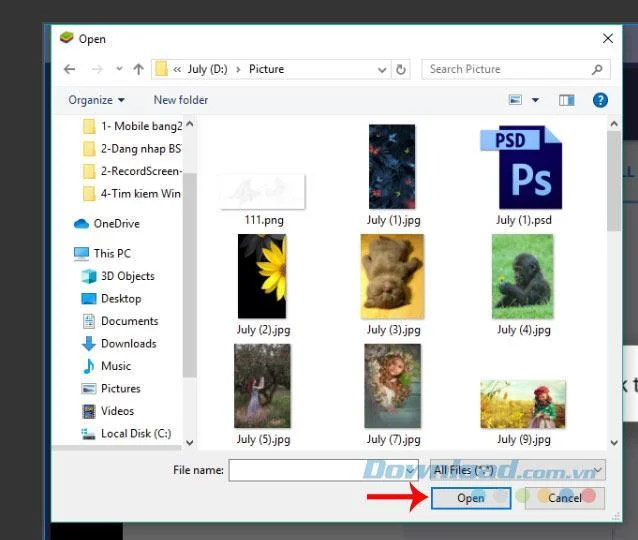Come caricare foto e dati da un computer su BlueStacks