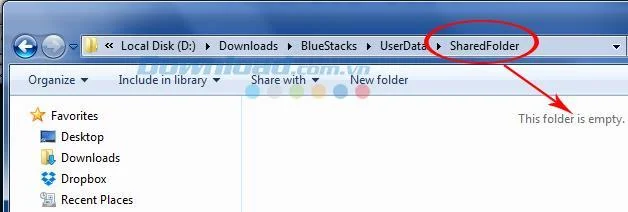 Come caricare foto e dati da un computer su BlueStacks