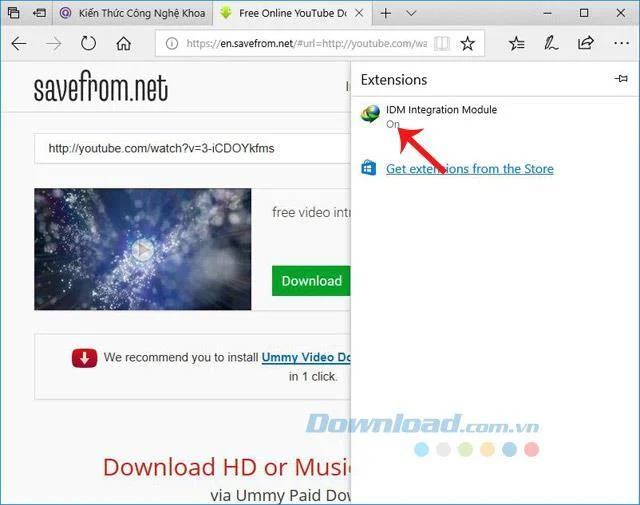 Come installare Internet Download Manager in Microsoft Edge