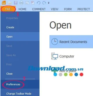 Attiva la modalità a schermo intero durante la lettura di file PDF con Foxit Reader