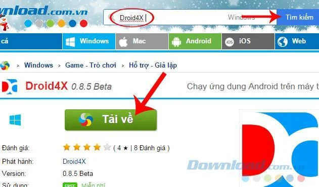 Istruzioni su come installare Droid4x, emulatore Android sul computer