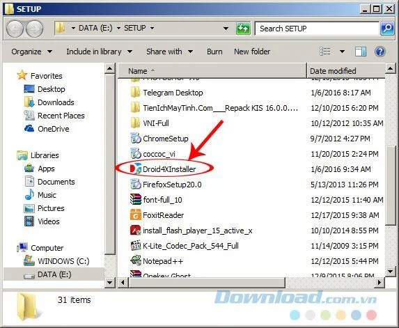 Istruzioni su come installare Droid4x, emulatore Android sul computer