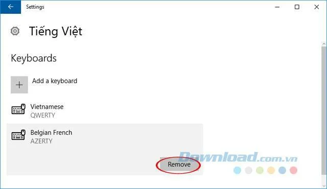 Windows 10のベトナム語を変更する方法