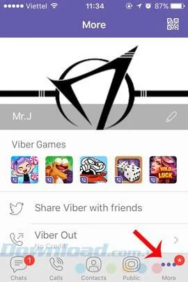 スマートフォンのViberアバター画像を変更する方法 スマートフォンのViberアバター画像を変更する方法