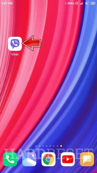 downloaded Viber app