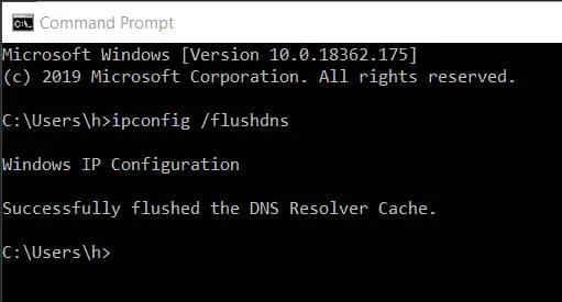 刪除DNS緩存以修復dns_probe_finished_nxdomain錯誤 刪除DNS緩存