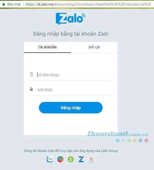 How to login Zalo on phones, computers and the web