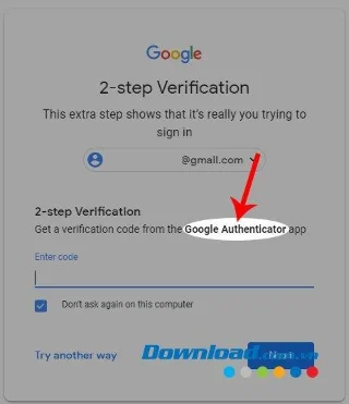 Application Google Authenticator