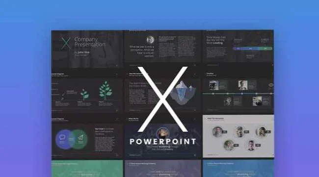 X Note modello PowerPoint