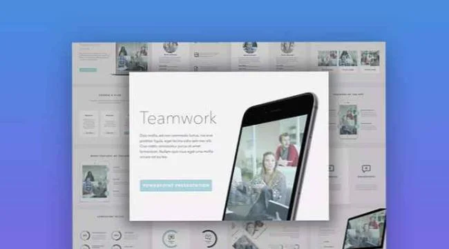 Teamwork modello PowerPoint