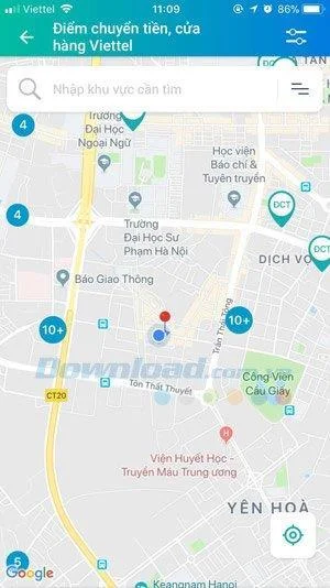 Ways to top up ViettelPay