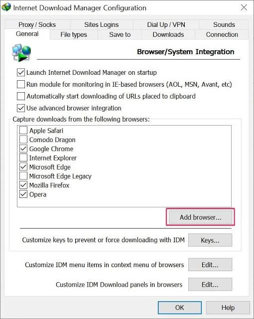 Add Browser