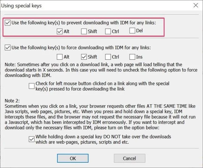 Prevent Download