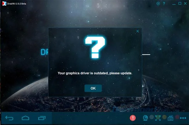 Summary of Droid4X errors and how to fix them