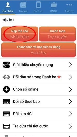 Top Up MobiFone with Scratch Card Top Up MobiFone with Scratch Card