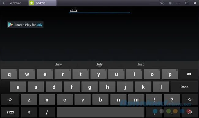 How to activate the virtual keyboard on BlueStacks