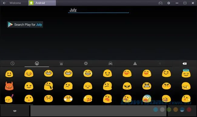 How to activate the virtual keyboard on BlueStacks